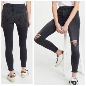 Mother Looker Ankle Fray Jeans Sz 26